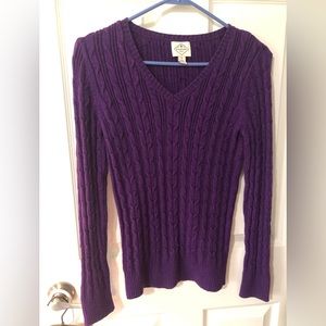 St. John’s Bay Women’s Cable Knit Sweater Small